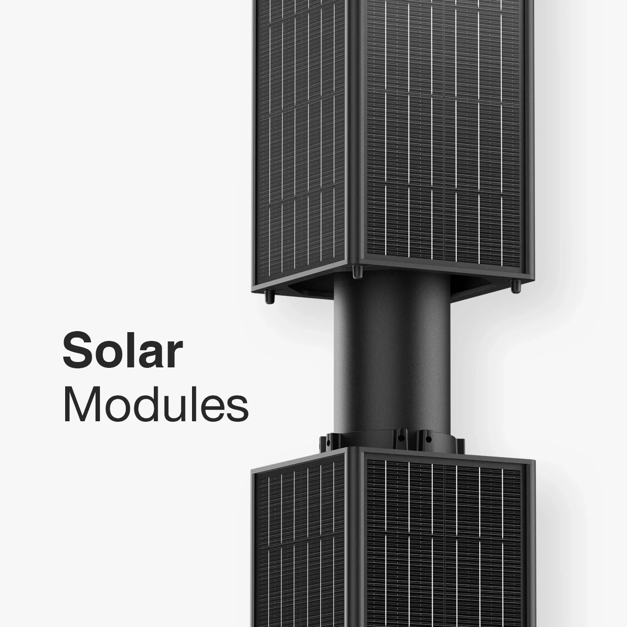Уличная солнечная опора SOLVERT SKYBEAM 2L