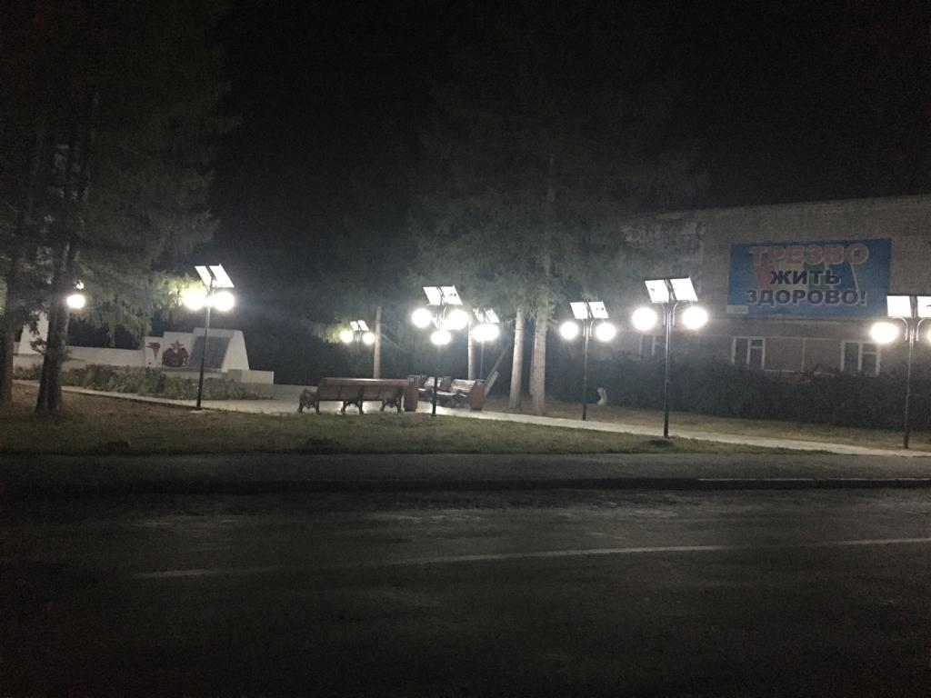 Автономный парковый фонарь HS Park 10Вт 100 65 с опорой