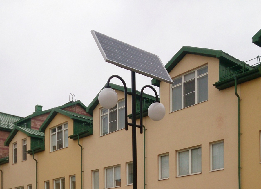 Проект: благоустройство дворовой территории с фонарями HS-Park