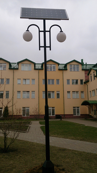 Проект: благоустройство дворовой территории с фонарями HS-Park